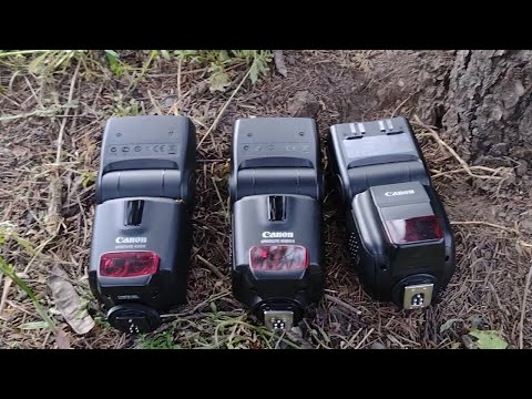 Видео: СРАВНЕНИЕ! Canon 430EX VS EXII VS EXIII-RT (очень детально)