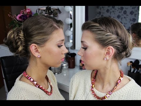 Видео: Romantic Elegant Updo на День Св. Валентина