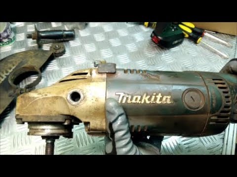 Видео: Болгарка заискрила и не включается MAKITA GA9020S , как заменить якорь