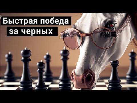 Видео: Быстрая победа за черных: применяем ловушки и выигрываем!