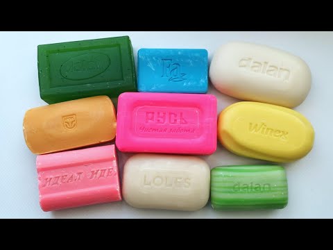 Видео: ASMR cutting soap. Satisfying video. АСМР резка мыла.