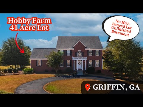Видео: Жизнь в Гриффине, Джорджия | Ферма для хобби | Экскурсия по дому | Огороженный участок | Новые до...