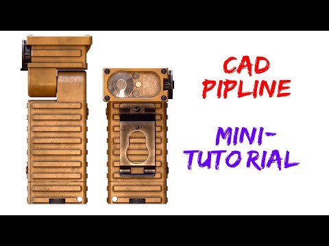 Видео: CAD PIPLINE.Создание Low poly и High poly.