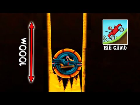 Видео: Иду на ДНО ты так не умеешь - эксперименты в Hill Climb Racing прохождение игры машинки гонки.