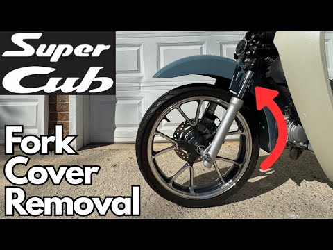 Видео: Honda Super Cub C125 — Как снять крышку вилки