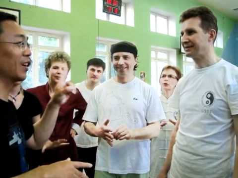 Видео: Ван Лин Тайцзи Ян 24 формы Отработка стоек [2]