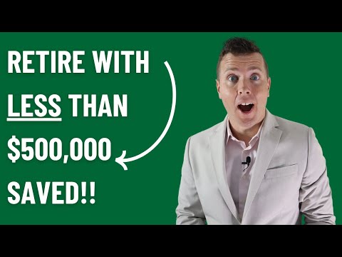 Видео: Выйдите на пенсию, имея менее 500 000 долларов пенсионных сбережений