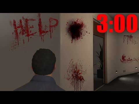 Видео: Никогда Не Заходите в Дом Майкла после Его Смерти в 3 Часа Ночи.. в GTA 5..