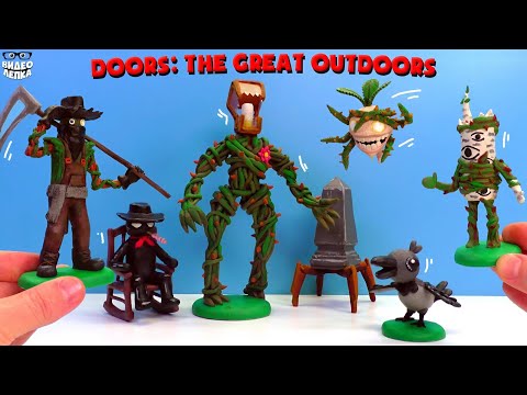 Видео: Все Монстры ДВЕРИ 3 😬 Roblox Doors: The Great Outdoors ► Видео Лепка