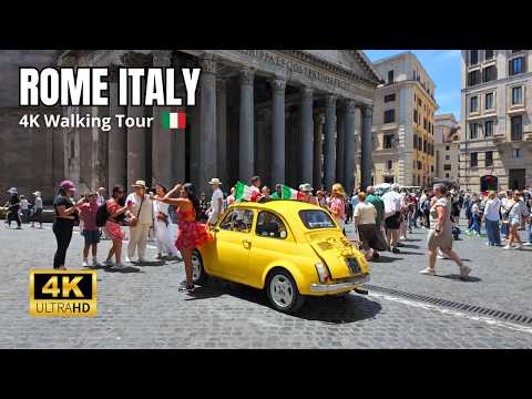Видео: 4K Пешеходная Экскурсия по Риму 🇮🇹 | От Ватикана до Очаровательного района Трастевере