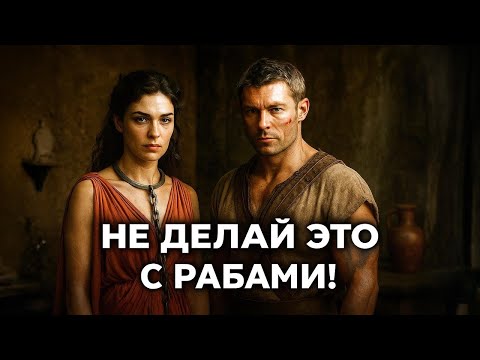 Видео: Что НЕЛЬЗЯ Было Делать с Рабами в Древнем Риме?