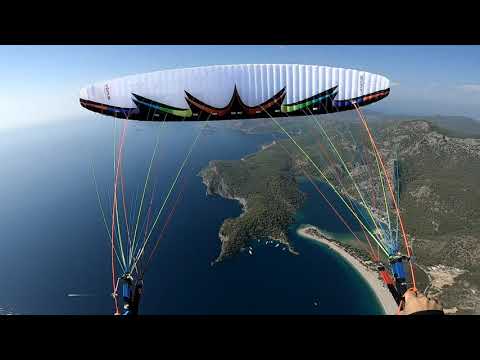 Видео: Infinity tumble on TwinForce 31sqm by Ali Yesil | Акробатика в тандеме на параплане в Турции