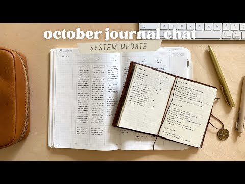 Видео: октябрьский чат в журнале ✸ выход из уныния с планировщиком + оформление блокнота для путешествен...