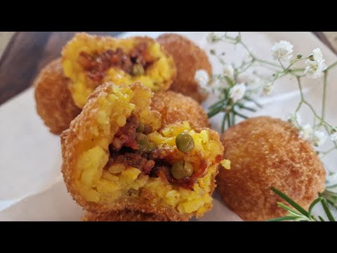 Видео: АРАНЧИНИ – АУТЕНТИЧНЫЕ ИТАЛЬЯНСКИЕ РИСОВЫЕ ШАРИКИ С МЯСНОЙ НАЧИНКОЙ ✨