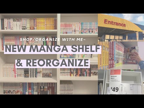 Видео: ✨покупки на книжной полке с мангой✨ // организуйте вместе со мной!