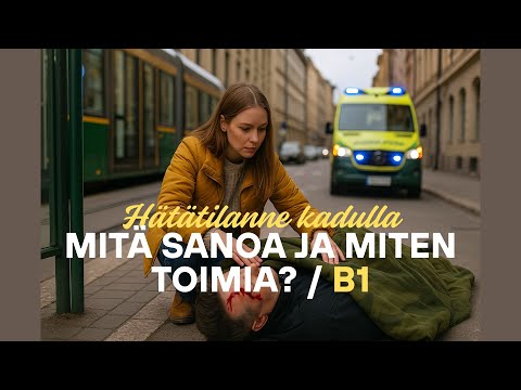 Видео: Чрезвычайная ситуация на улице – Что говорить и как действовать? (с финскими фразами)