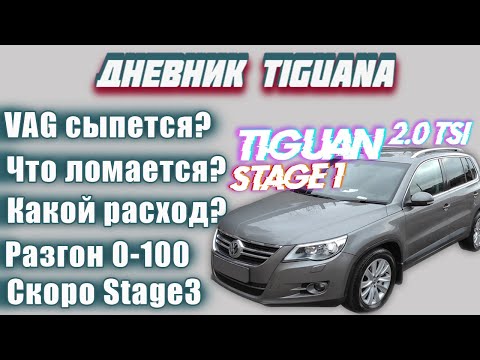 Видео: Tiguan 2.0 TSI Stage1 - VAG сыпется? Отзыв владельца! Какой расход? Динамика? Дневник Tiguana 1часть