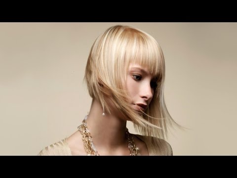 Видео: Креативная рваная стрижка с прямой челкой