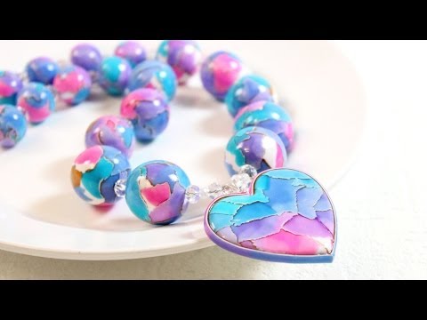 Видео: Мастер класс "Акварель" из полимерной глины