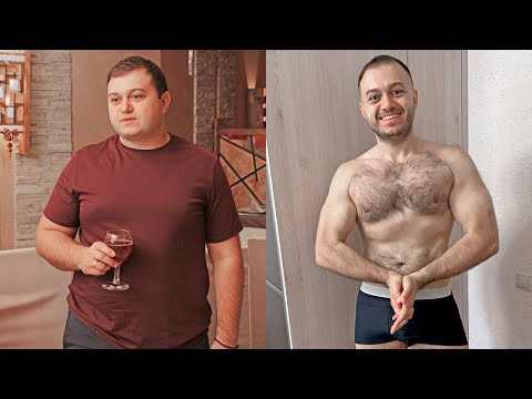 Видео: Трансформация Сергея подробно. До и после. Лишний вес и психология.