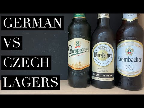 Видео: Пиво Staropramen против Krombacher Pils против премиального пива Warsteiner, битва чешского и нем...
