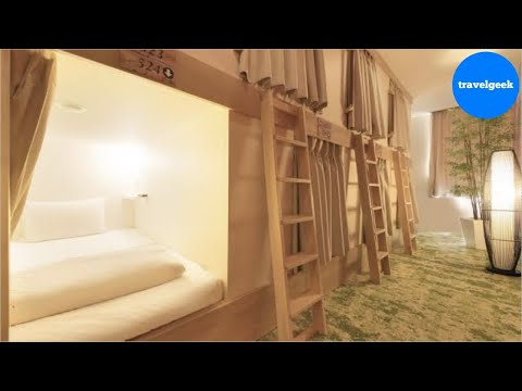Видео: Недорогой капсульный отель в японском стиле за 20 долларов | Ueno Station Hostel Oriental