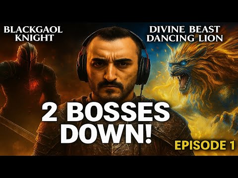 Видео: УБИХ Blackgaol Knight и Divine Beast Dancing Lion! 🔥| Elden Ring Shadow of the Erdtree #1