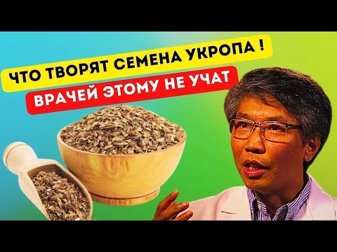 Видео: СЕМЕНА УКРОПА! Китайский ВРАЧ всего одна ложка СЕМЯН УКРОПА творит чудо !