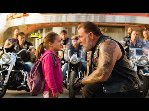 Видео: 7-летняя попросила байкеров проводить её в школу — их ответ потряс всех