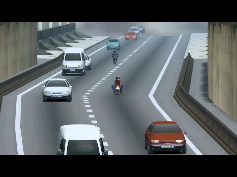 Видео: Moto Racer 3: Gold Edition - прохождение - трафик - Левый берег