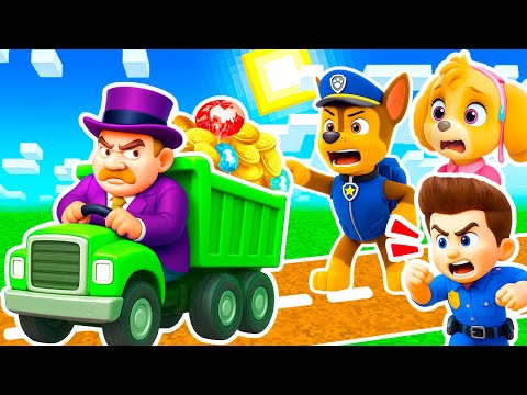 Видео: МЭР ХАМДИНГЕР ОГРАБИЛ СКАЙ и ГОНЩИКА ЩЕНЯЧИЙ ПАТРУЛЬ В МАЙНКРАФТ МУЛЬТИК PAW PATROL