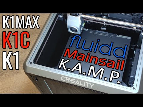 Видео: Установка Fluid, Mainsail, KAMP на принтеры Creality K1, K1C и K1 MAX (Helper Script)