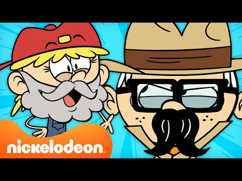 Видео: 50 МИНУТ Маскировок из The Loud House! | Nicktoons