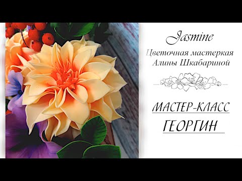 Видео: БЕСПЛАТНЫЙ МАСТЕР-КЛАСС - ГЕОРГИН (из фоамирана 1мм)