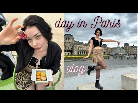 Видео: Paris vlog 2 | поцелуй от Джоконды, Ladurée и полицейский марш 😮‍💨 #paris