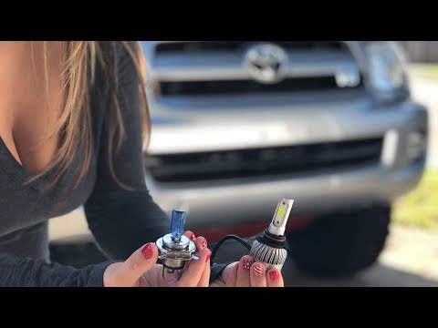 Видео: Проблемы со светодиодными фарами и противотуманными фарами — Toyota Sequoia Fog Light Fiasco — H4...