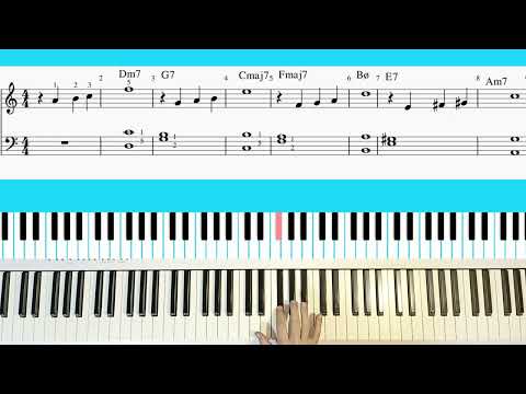 Видео: #уроки #пианино #музыка Опавшие Листья | Жозеф Косма + ноты