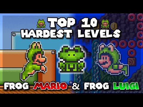 Видео: ТОП-10 самых сложных уровней в костюме лягушки — Super Mario Bros. 3 | Super Nintendo [Original S...