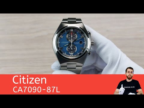 Видео: Хронограф из супертитана / Citizen CA7090-87L