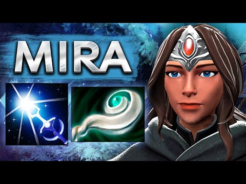 Видео: Мира на Миране с очень крутой командой! - Mira Mirana 7.34 DOTA 2