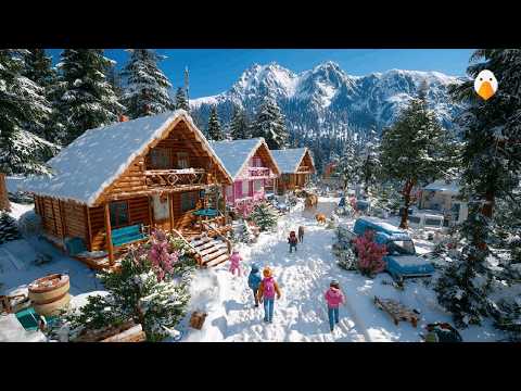 Видео: Снежный городок, Китай🇨🇳 Самый красивый зимний сказочный город Азии при температуре -30°C (4K UHD)