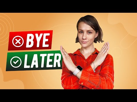 Видео: ХВАТИТ говорить GOODBYE! *учи английские слова быстро с LinguaTrip TV*