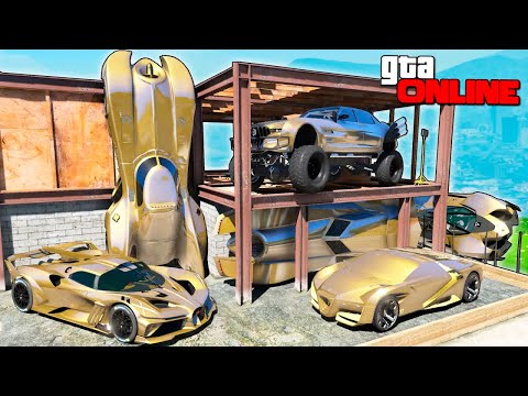 Видео: БИТВА АВТОУГОНЩИКОВ В ГТА 5 ОНЛАЙН! НАШЕЛ И УГНАЛ КУЧУ ЗОЛОТЫХ ЧИТ ТАЧЕК! БИТВА ВОРОВ В GTA 5!