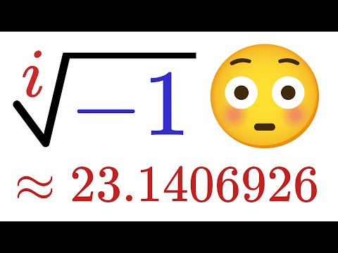 Видео: Почему корень из минус единицы является действительным?