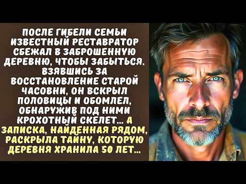 Видео: РЕСТАВРАТОР потерял семью и переехал в глушь, а едва взялся за ремонт старой ЧАСОВНИ, то замер…