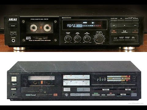 Видео: обзор сравнение AKAI GX-52 и Technics rs m253x