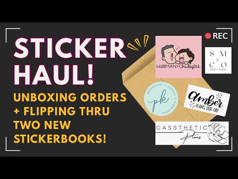 Видео: Наклейки для небольшого магазина + НОВЫЕ АЛЬБОМА С НАКЛЕЙКАМИ от CasstheticPlans и AmberPlansHerDay