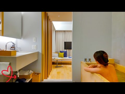 Видео: $129! Лучшая цена😴🛌Проживание в TSUKI Tokyo с ванной из хиноки, Япония🇯🇵