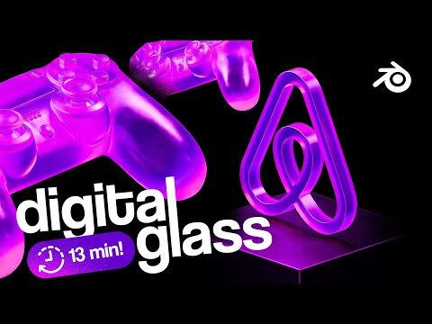 Видео: Я создал материал цветного стекла в Blender, который вы точно захотите где-то применить! +SOURCE