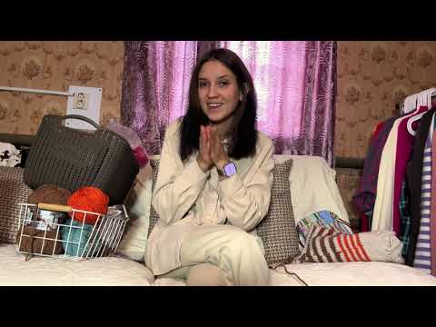 Видео: Довязала комплект,свитер спицами,вышивка